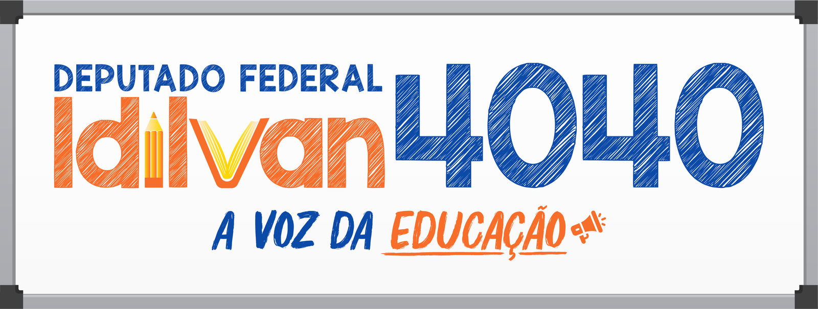 Logo da campanha de Idilvan Alencar 4040